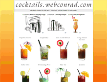 Tablet Screenshot of cocktails.webconrad.com